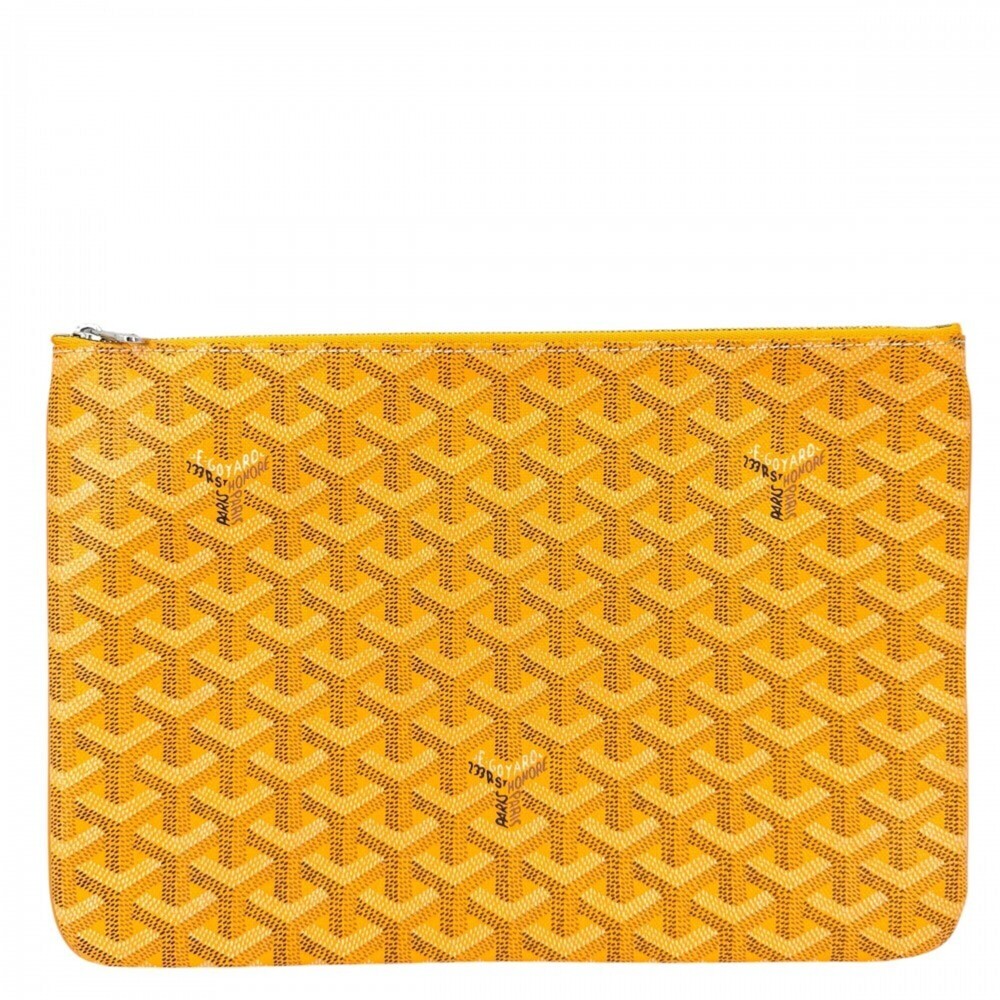 Goyard Clutch Bag for Men, Herringbone Sena MM, Second Bag, GOYARD Coated Can...